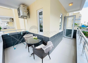 Apartment 100 meters from the sea with a 1+1 layout in an elite area of Oba