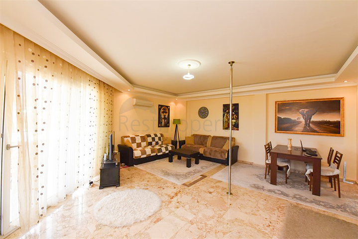 Furnished 2+1 apartment in Mahmutlar