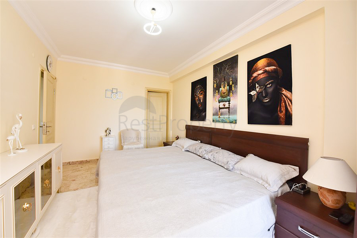 Furnished 2+1 apartment in Mahmutlar