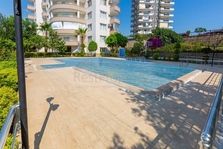 Furnished 2+1 apartment in Mahmutlar