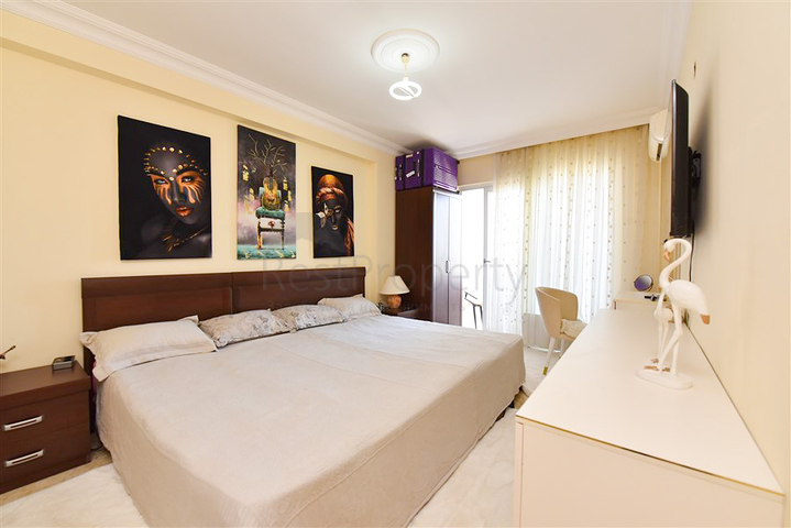 Furnished 2+1 apartment in Mahmutlar