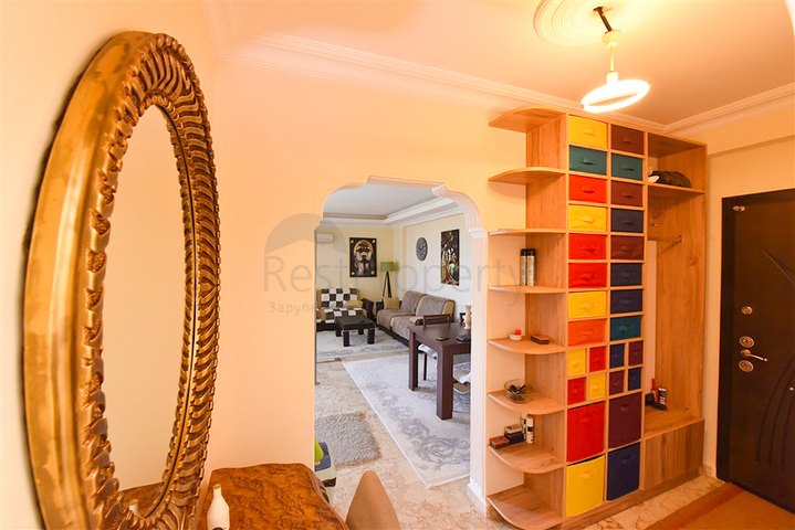 Furnished 2+1 apartment in Mahmutlar