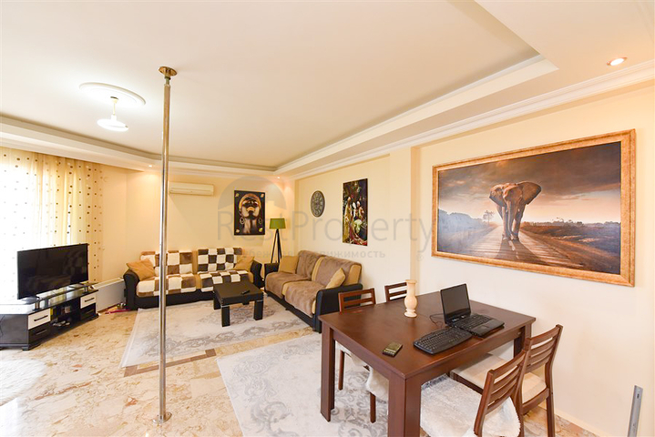 Furnished 2+1 apartment in Mahmutlar