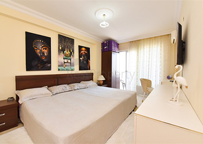 Furnished 2+1 apartment in Mahmutlar