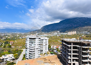 Furnished 2+1 apartment in Mahmutlar