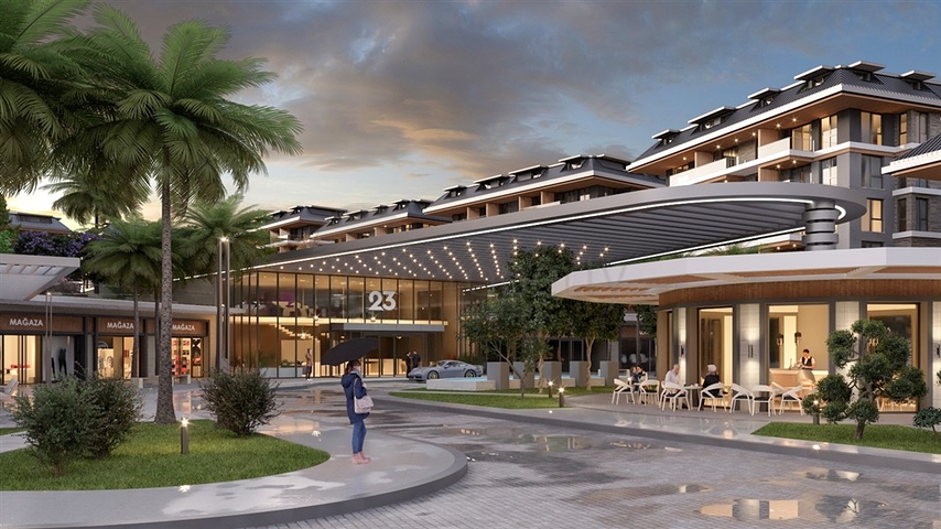Premium class complex with hotel infrastructure in the Oba area Premium class complex with hotel infrastructure in the Oba area