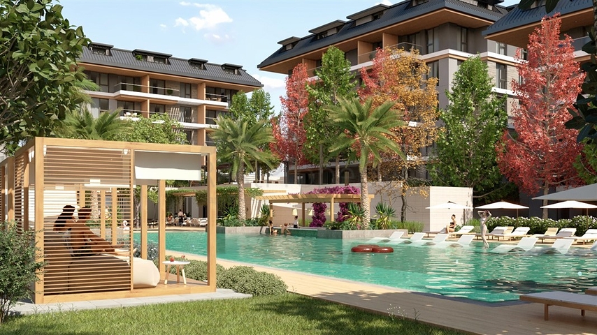 Premium class complex with hotel infrastructure in the Oba area Premium class complex with hotel infrastructure in the Oba area