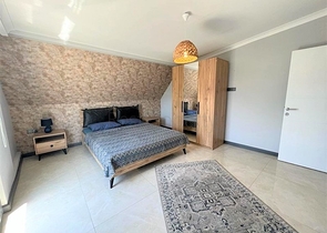 Spacious 4+1 penthouse in the center of Alanya with a view of the fortress