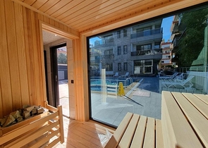 4+1 penthouse in the center of Alanya within walking distance to the sea