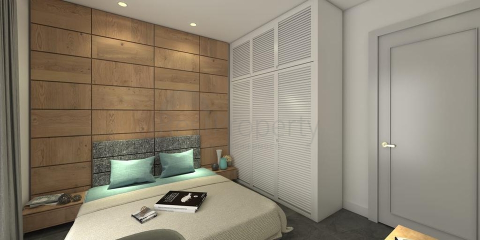 1+1 apartment complex under construction in Mahmutlar district