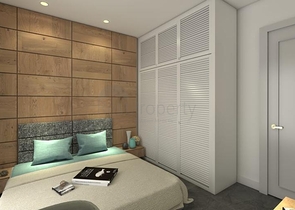 1+1 apartment complex under construction in Mahmutlar district