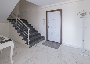 3+1 penthouse with sea view in Cikcilli area