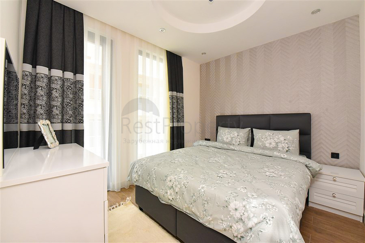 Furnished 1+1 apartment 20 m from the sea in Oba area