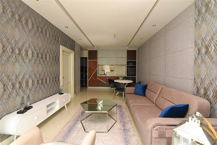 Furnished 1+1 apartment 20 m from the sea in Oba area