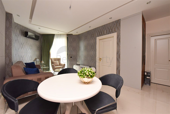 Furnished 1+1 apartment 20 m from the sea in Oba area