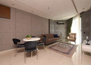 Furnished 1+1 apartment 20 m from the sea in Oba area