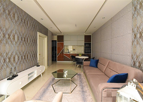 Furnished 1+1 apartment 20 m from the sea in Oba area