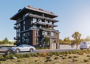 Apartments in a new project in the Kestel area
