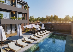 Apartments in a new project in the Kestel area