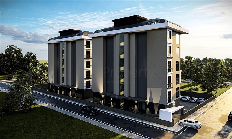Apartments in a new residential complex in Kestel district