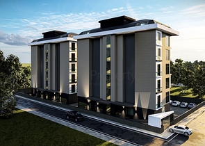 Apartments in a new residential complex in Kestel district