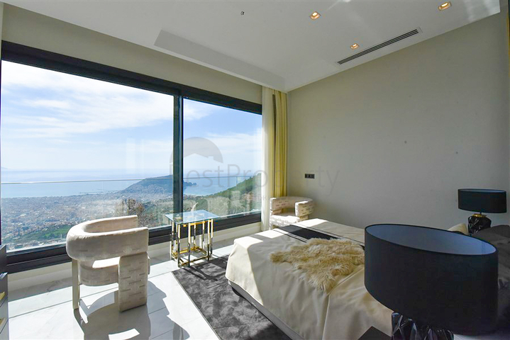 4+1 villa with panoramic sea view 