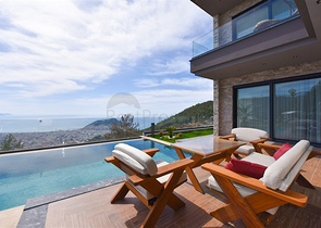 4+1 villa with panoramic sea view 