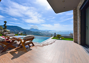 4+1 villa with panoramic sea view 
