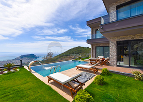 4+1 villa with panoramic sea view 