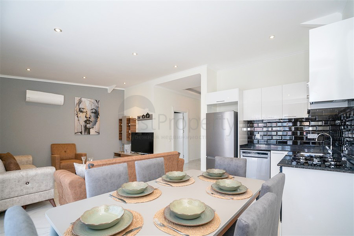 2+1 penthouse in Kestel area, only 350 m from the sea 