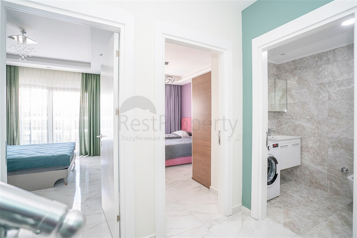 2+1 penthouse in Kestel area, only 350 m from the sea 