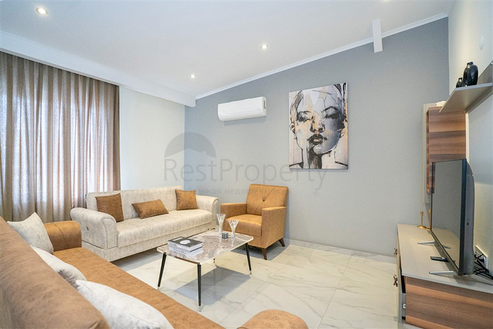 2+1 penthouse in Kestel area, only 350 m from the sea 