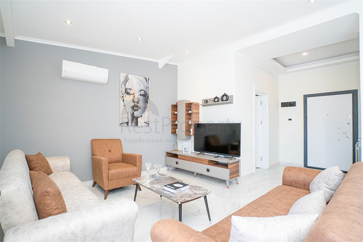 2+1 penthouse in Kestel area, only 350 m from the sea 