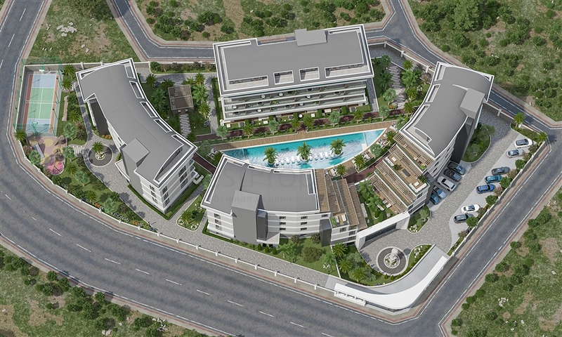 Residential complex with infrastructure in the Oba area