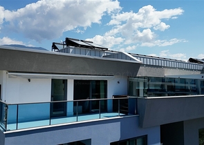 3+1 penthouse with its own rooftop pool in Kargicak district