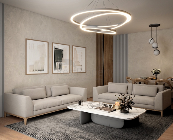 Modern residential complex under construction in the new Kadikoy business district