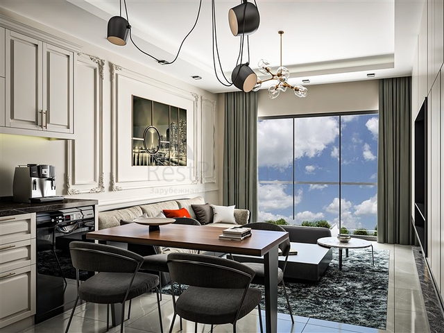 A new project under construction in the Mahmutlar area