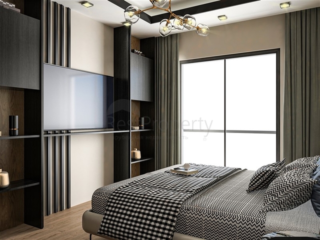 A new project under construction in the Mahmutlar area