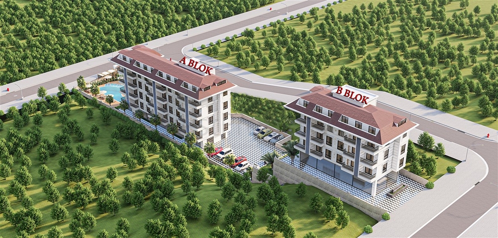 A new project under construction in the Kestel area