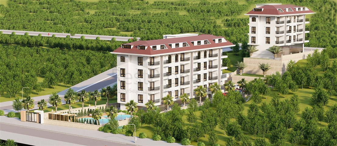 A new project under construction in the Kestel area