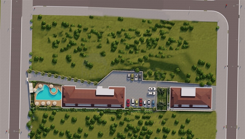 A new project under construction in the Kestel area