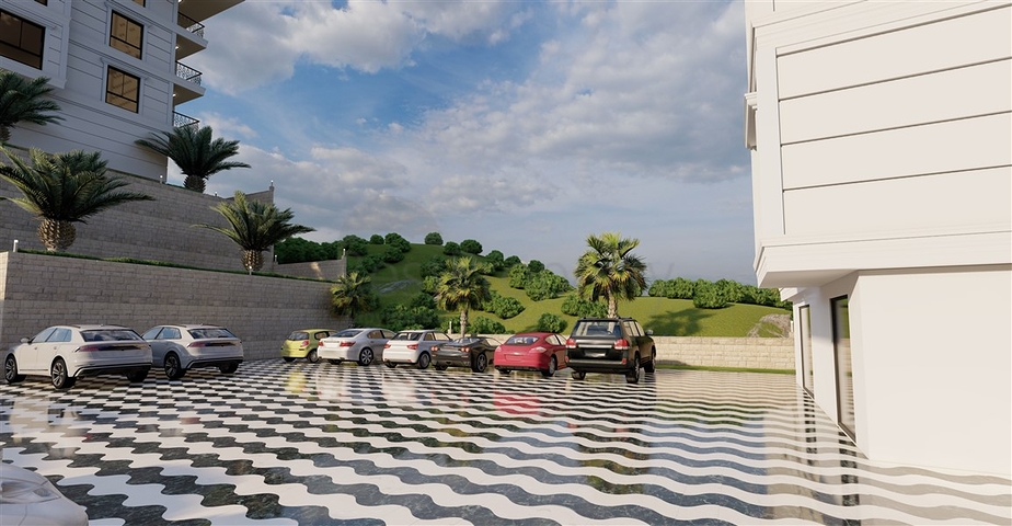 A new project under construction in the Kestel area