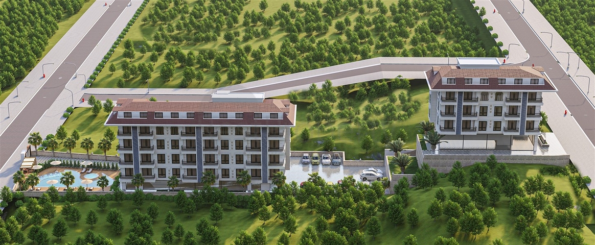 A new project under construction in the Kestel area