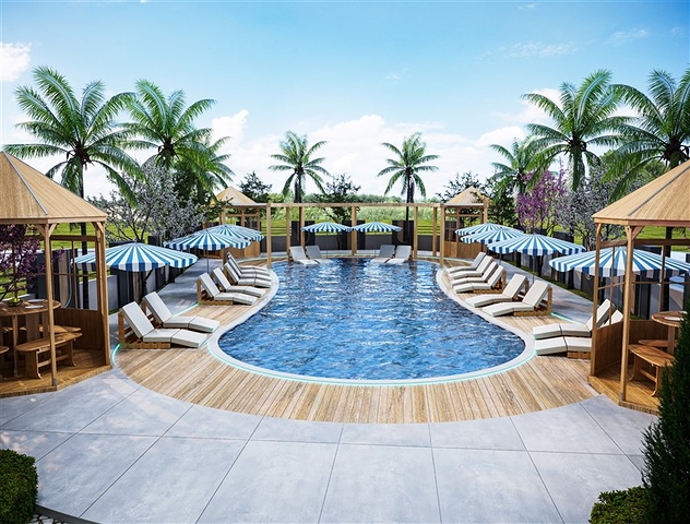 Apartments in a stylish and cozy complex in Oba