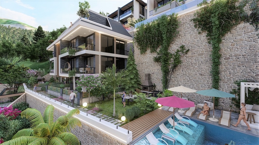 A residential complex with stunning views in the Bektash area