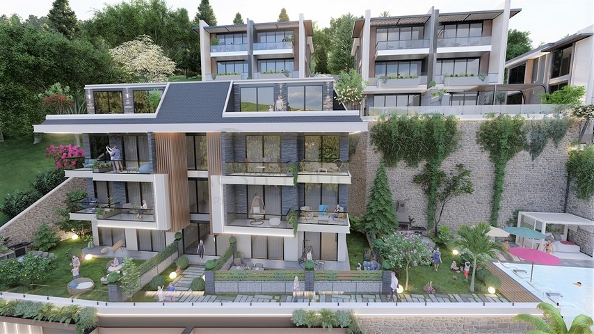 A residential complex with stunning views in the Bektash area