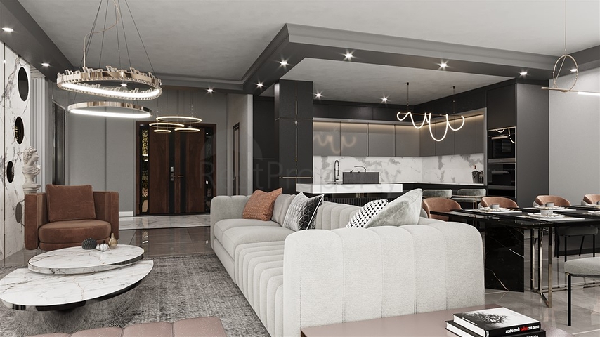 A residential complex with stunning views in the Bektash area