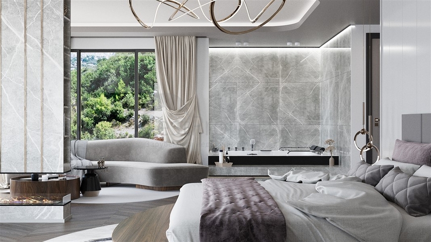 A residential complex with stunning views in the Bektash area