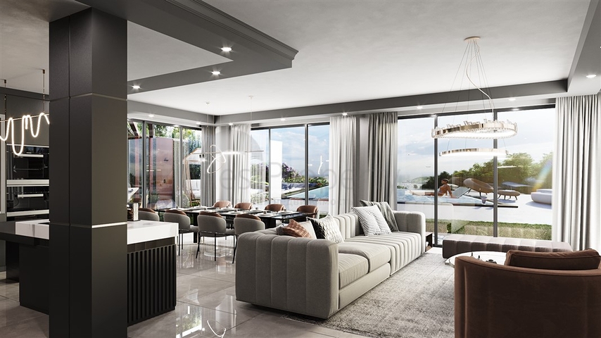 A residential complex with stunning views in the Bektash area