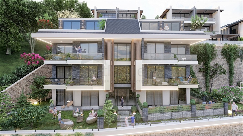 A residential complex with stunning views in the Bektash area